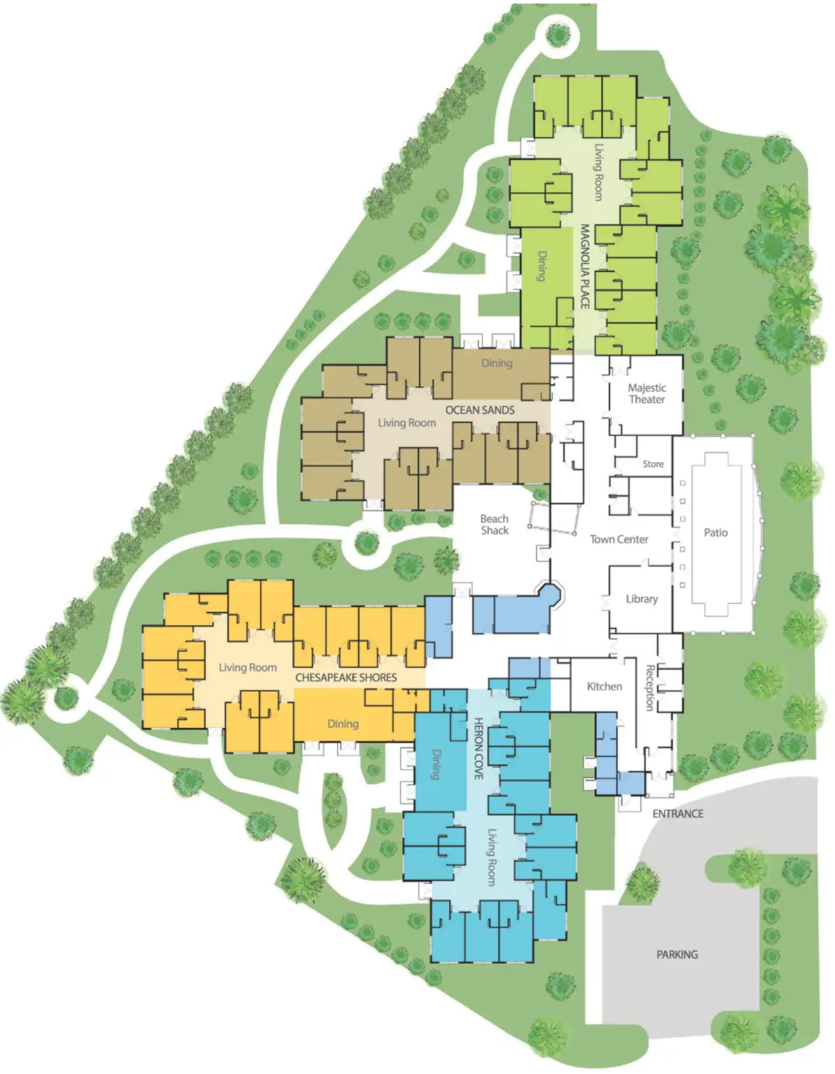 Photo of a community layout