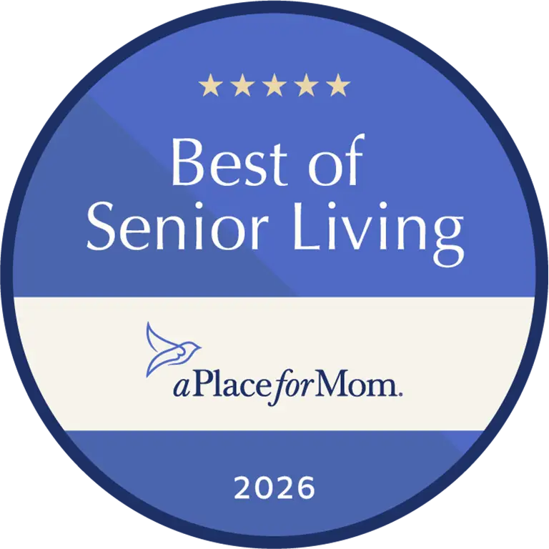Photo of a best of senior living badge