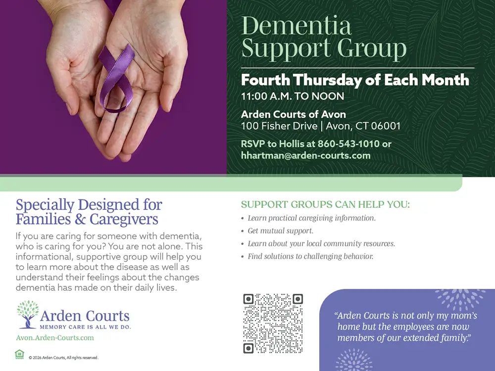 flyer for Caregivers Support Group