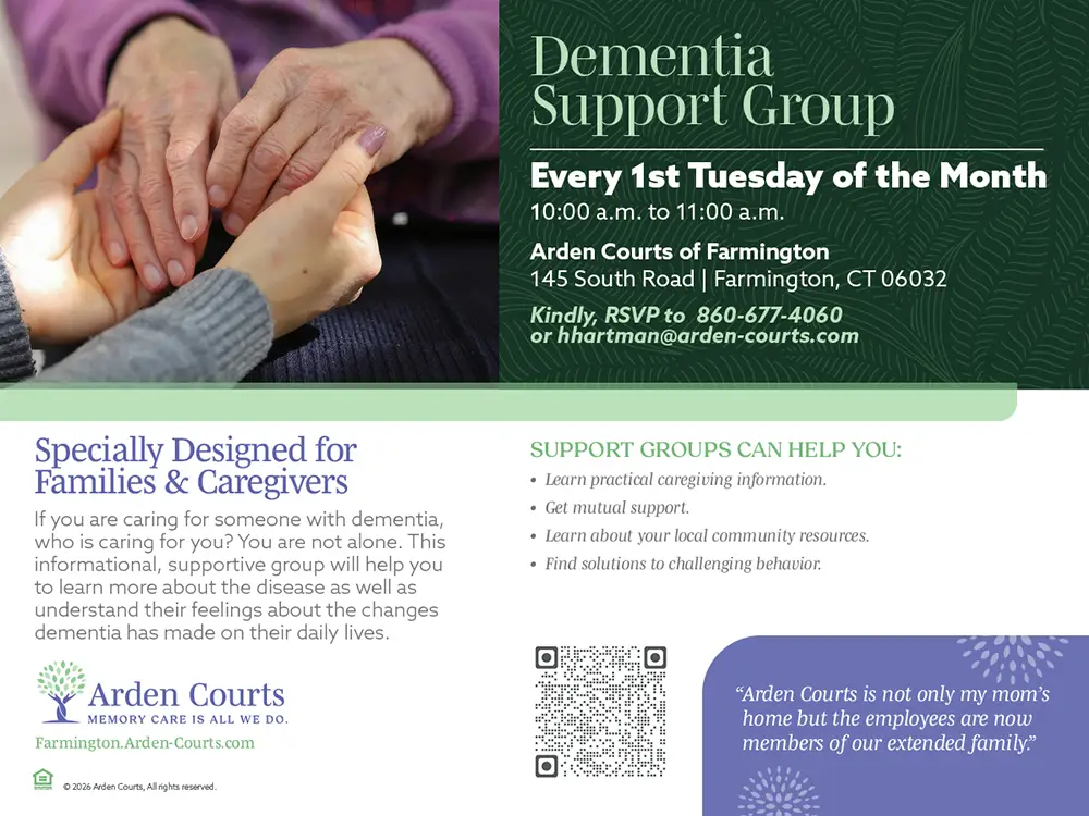 flyer for Caregivers Support Group