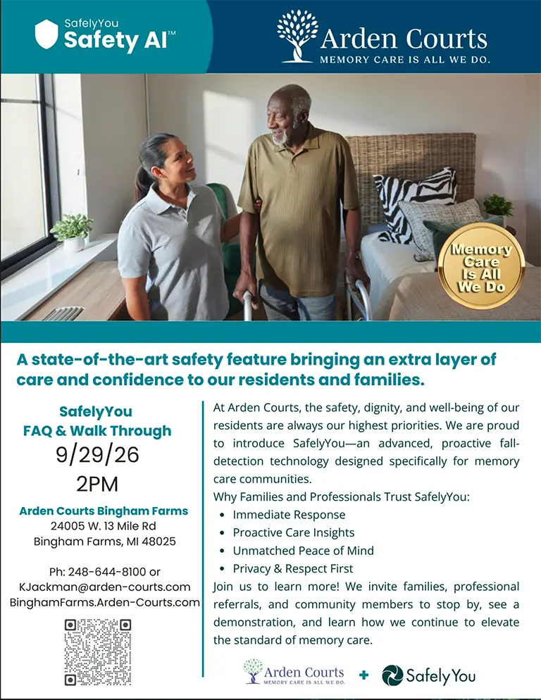 Photo of an event flyer