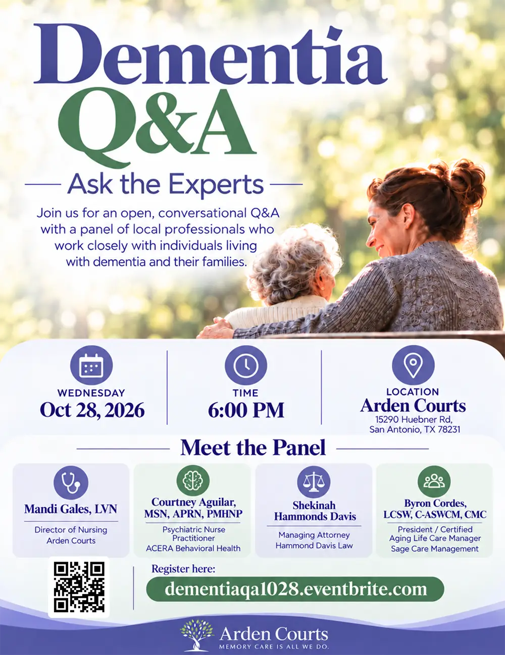 Photo of an event flyer