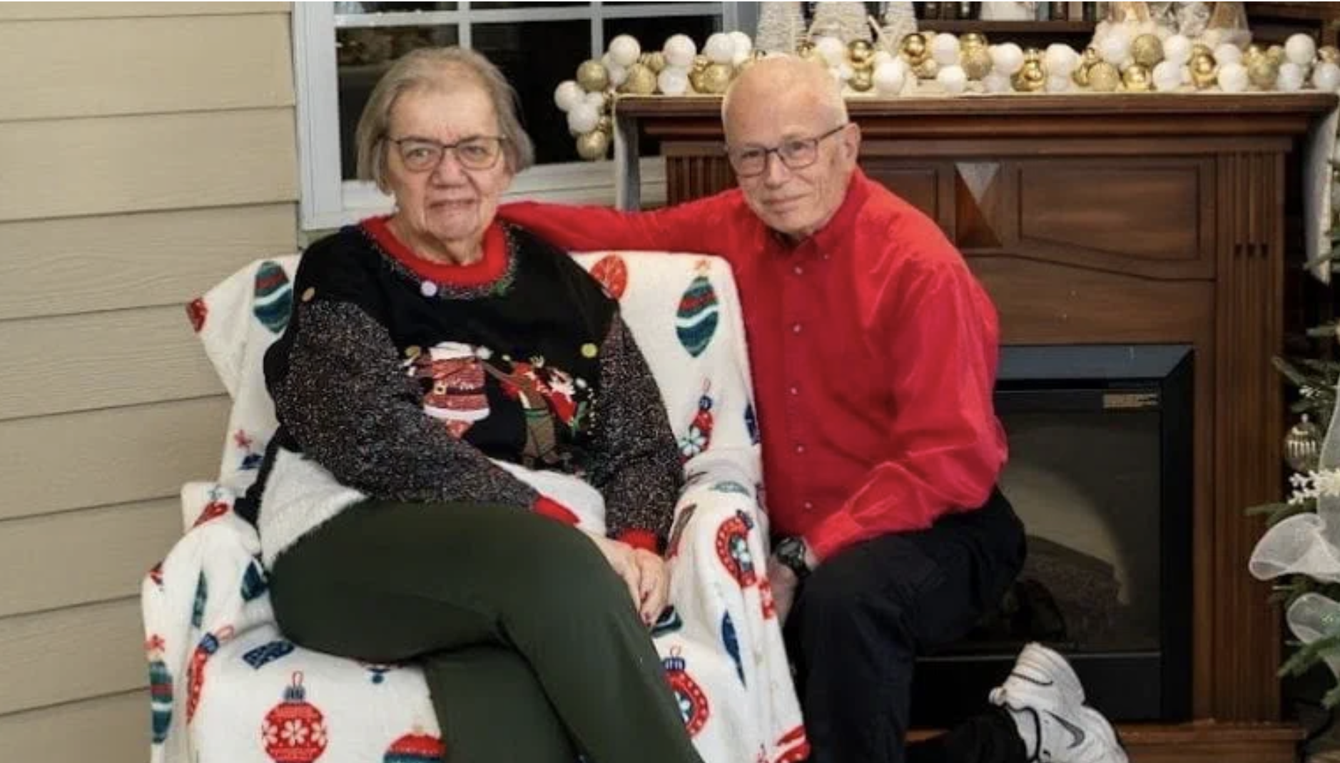 Resident of Arden Courts and her husband
