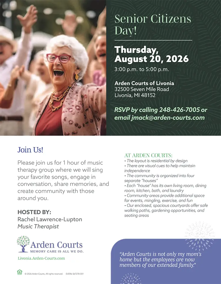 Photo of an event flyer