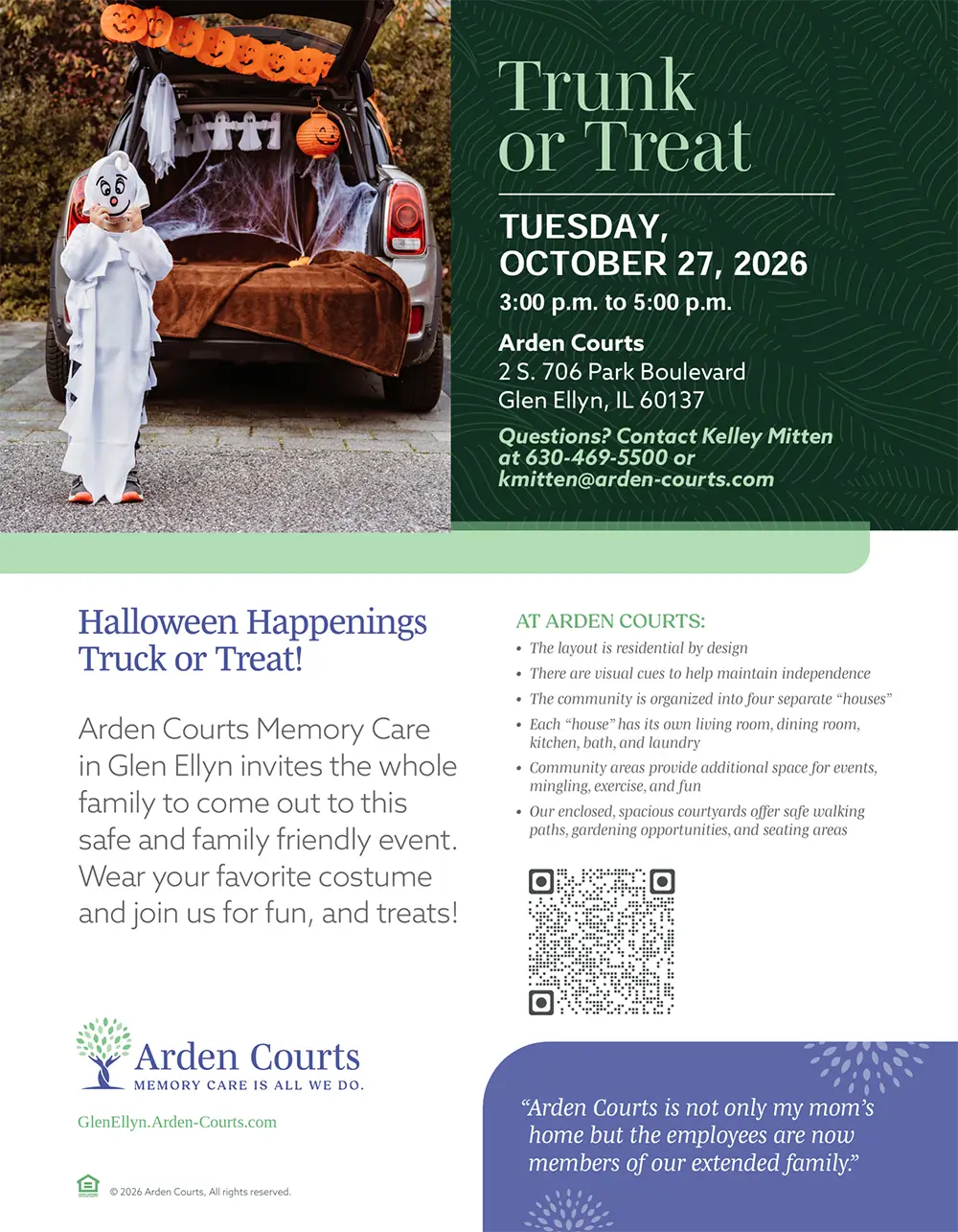 Photo of an event flyer