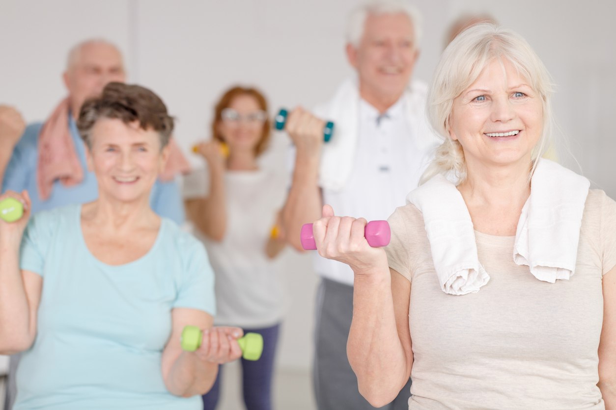 Working Out for Parkinson’s and Alzheimer’s seniors working out