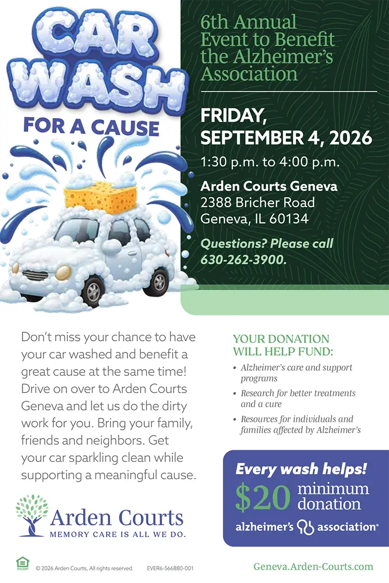 Photo of an event flyer