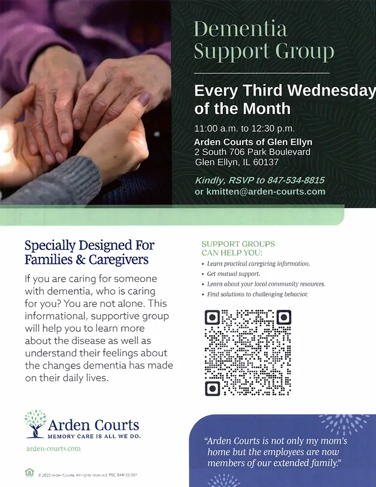 Photo of an event flyer
