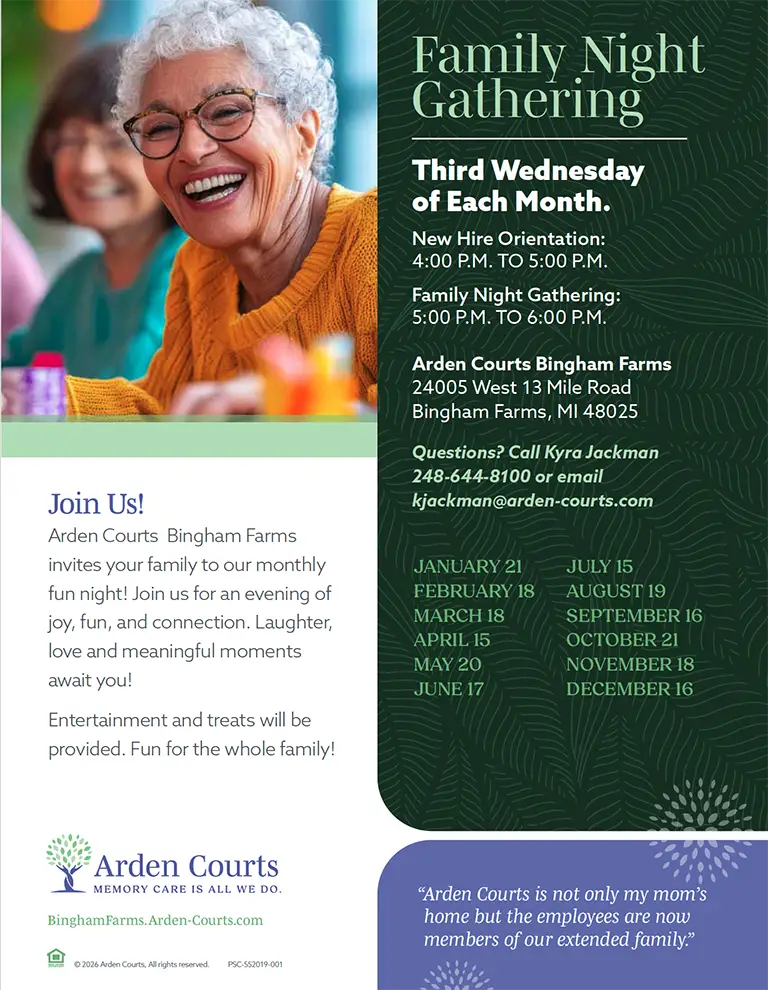 Photo of an event flyer